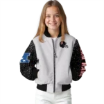 personalized tampa bay buccaneers speckled arms red gray bomber jacket best selling