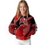personalized tampa bay buccaneers star burst red varsity jacket best selling
