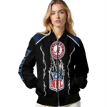 personalized tennessee titans claw blood navy black bomber jacket best selling