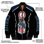 personalized tennessee titans claw blood navy black bomber jacket best selling