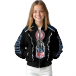 personalized tennessee titans claw blood navy black bomber jacket best selling