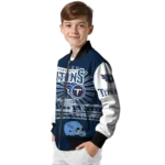 personalized tennessee titans ferris arena navy white bomber jacket best selling