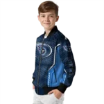 personalized tennessee titans power plate navy bomber jacket best selling
