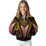 personalized washington commanders mesh chest yellow crocs black bomber jacket best selling