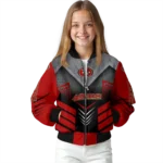 san francisco 49ers arrow layer red black bomber jacket best selling