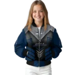 seattle seahawks arrow layer blue black bomber jacket best selling