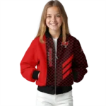 tampa bay buccaneers triple side stripes red black bomber jacket best selling