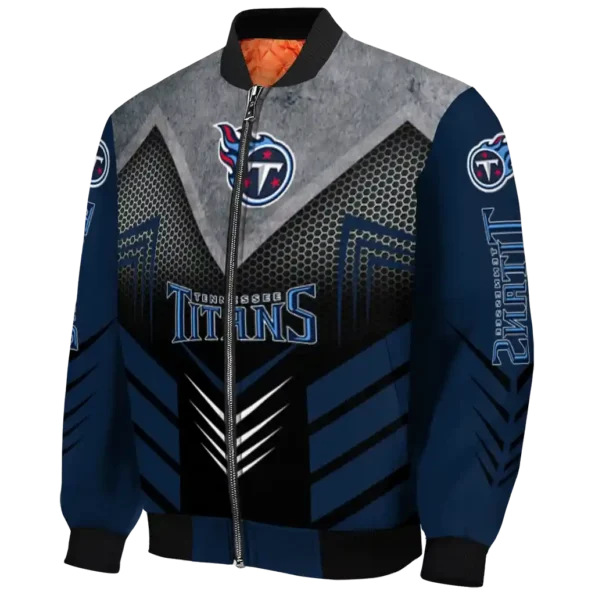tennessee titans arrow layer navy black bomber jacket best selling