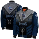 tennessee titans arrow layer navy black bomber jacket best selling