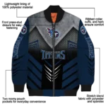 tennessee titans arrow layer navy black bomber jacket best selling