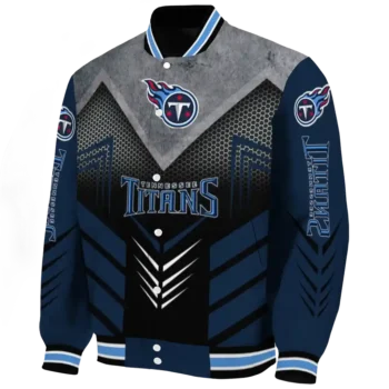 tennessee titans arrow layer navy black varsity jacket best selling