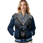 tennessee titans arrow layer navy black varsity jacket best selling