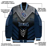 tennessee titans arrow layer navy black varsity jacket best selling